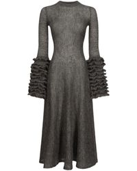 Alaïa - Dress With Ruffles - Lyst