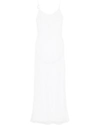 Oséree - Crystal-Embellished Spaghetti-Strap Maxi Dress - Lyst