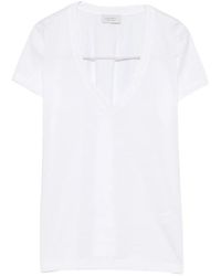 Mazzarelli - V-Neck T-Shirt - Lyst