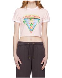 CASABLANCA - Triangle Short-Sleeved T-Shirt - Lyst