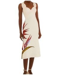 FARM Rio - Floral Twisted Strap Dress - Lyst