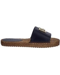 Dolce & Gabbana - Logo-Plaque Slip-On Espadrilles - Lyst