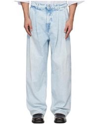 Hed Mayner - Pleated Jeans - Lyst