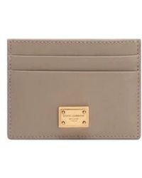 Dolce & Gabbana - Logo Plaque Card Holder - Lyst