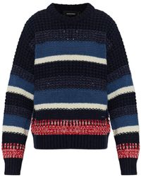 DSquared² - Striped Chunky-Knit Sweater - Lyst