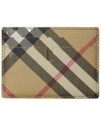 Burberry - Nova Check Card Holder - Lyst