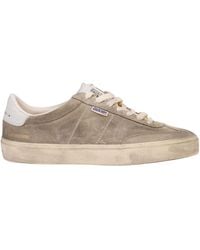 Golden Goose - Soul-Star Distressed Mirrored-Leather Sneakers - Lyst