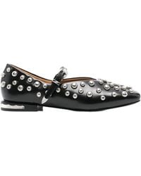 Toga - Studded Ballet Flats - Lyst