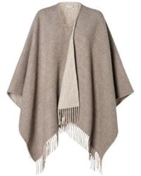 Fendi - Fringed-Edge Double-Sided Poncho - Lyst