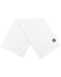 Stone Island - Junior Compass Patch Knitted Scarf - Lyst