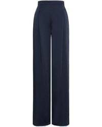 Max Mara - Studio High-Rise Wide-Leg Pants - Lyst