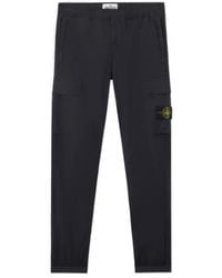 Stone Island - Compass Patch Tapered-Leg Cargo Pants - Lyst