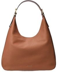 MICHAEL Michael Kors - Nolita Large Pebbled Leather Hobo Shoulder Bag - Lyst