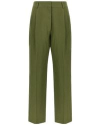 Blazé Milano - Blazé Milano Mid Day Sun Fox Pleated Pants - Lyst