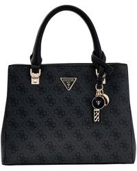 Guess - Noelle 4G Monogram Charm Tote Bag - Lyst
