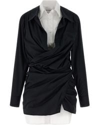 The Attico - Double Layer Shirt Dress - Lyst