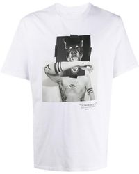 Neil Barrett - Printed T-Shirt With Round Neck - Lyst