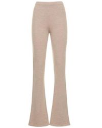 Magda Butrym - Rib Knitted Casual Pants - Lyst
