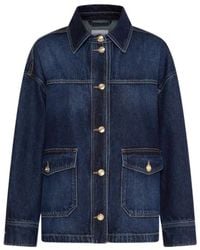 Marella - Denim Shacket - Lyst
