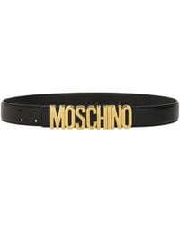 Moschino - Logo Lettering Belt - Lyst