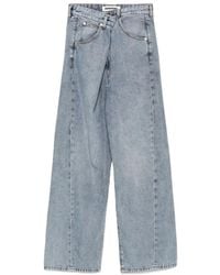 DARKPARK - Ines Fold Over Denim Jeans - Lyst