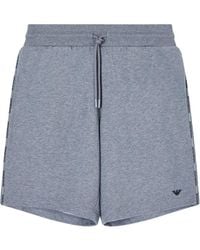 Emporio Armani - Logo Athletic Shorts - Lyst