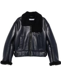 Acne Studios - Zip-Up Leather Jacket - Lyst