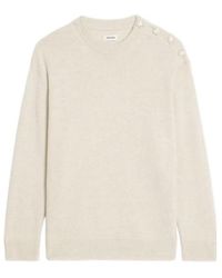 Zadig & Voltaire - Swyna Lc Bijoux Star-Embellished Crewneck Jumper - Lyst