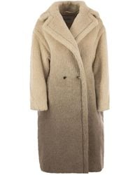 Max Mara - Gatto Gradient Double-Breasted Teddy Coat - Lyst