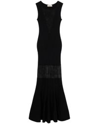 Blumarine - Lace-Panelled Sleeveless Gown - Lyst