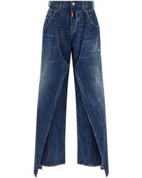 DSquared² - Used-Effect Stonewashed Denim Jeans - Lyst