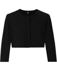Lisa Marie Fernandez - Cropped Seersucker Cardigan - Lyst
