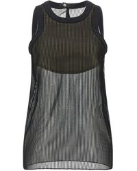 Sacai - Crewneck Sleeveless Tank Top - Lyst