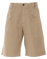 C.P. Company - Pleated Pocket Shorts - Lyst