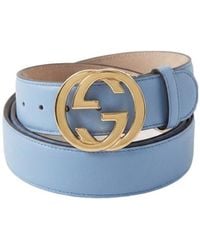 Gucci - Mutual Buckle Double G Belt - Lyst