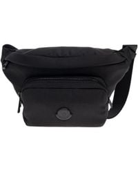 Moncler - Logo Patch Zipped Belt Bag - Lyst