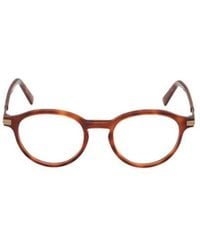 ZEGNA - Round Frame Glasses - Lyst