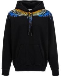Marcelo Burlon - County Of Milan Icon Wings Drawstring Hoodie - Lyst