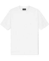 Emporio Armani - Travel Essential Lyocell Blend Jersey T-Shirt - Lyst