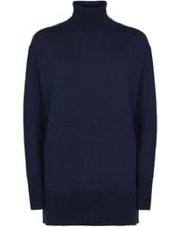 Aspesi - Side Slit Turtleneck Pullover - Lyst