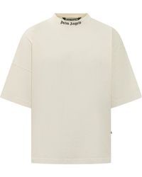 Palm Angels - Classic Logo Oversized T-Shirt - Lyst
