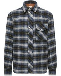 Moncler - Check Wool Shirt Jacket - Lyst