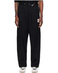Maison Mihara Yasuhiro - Casual Trousers With Belt Loops - Lyst