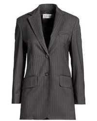 Max Mara - Striped Wool Blazer - Lyst