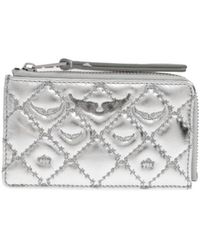 Zadig & Voltaire - Diamond-Pattern Wallet - Lyst