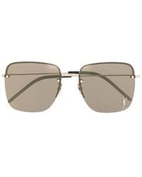 Saint Laurent - Eyewear Square Frame Sunglasses - Lyst
