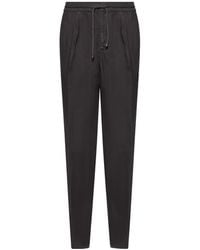 Brunello Cucinelli - Elasticated Waistband Drawstring Pants - Lyst