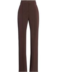 Max Mara - Comfortable Solid-Color Stretch Flared Pants - Lyst