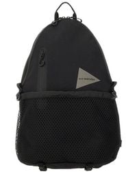 and wander - Logo Printed Backpack - Lyst