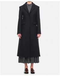 Loulou de Saison - Long-Sleeved Button-Down Coat - Lyst